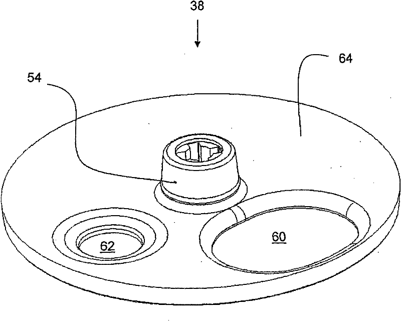 Method for detecting the position of a closure element in a water distribution mechanism