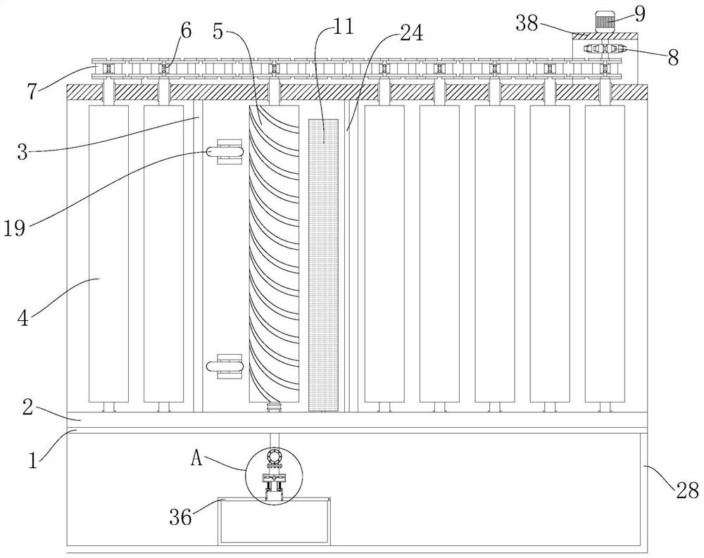 Double-sided planing machine capable of achieving vertical planing