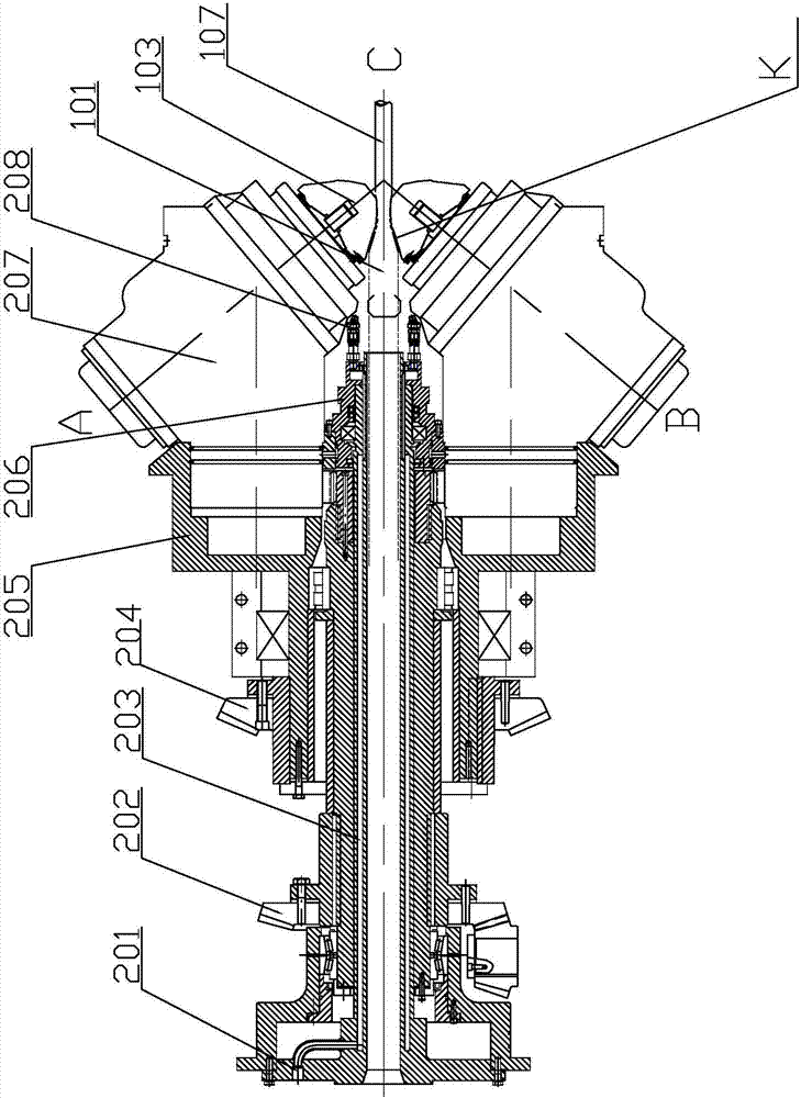 Cooling method of planetary rolling mill