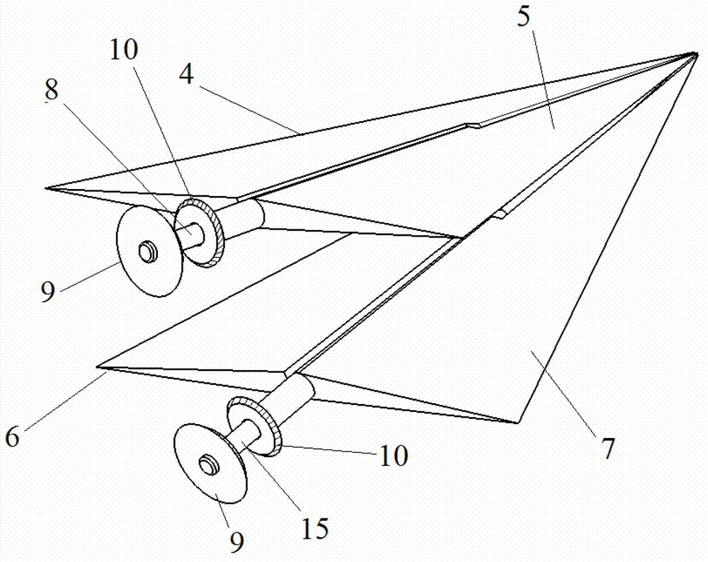 Supersonic missile anti-drag wings