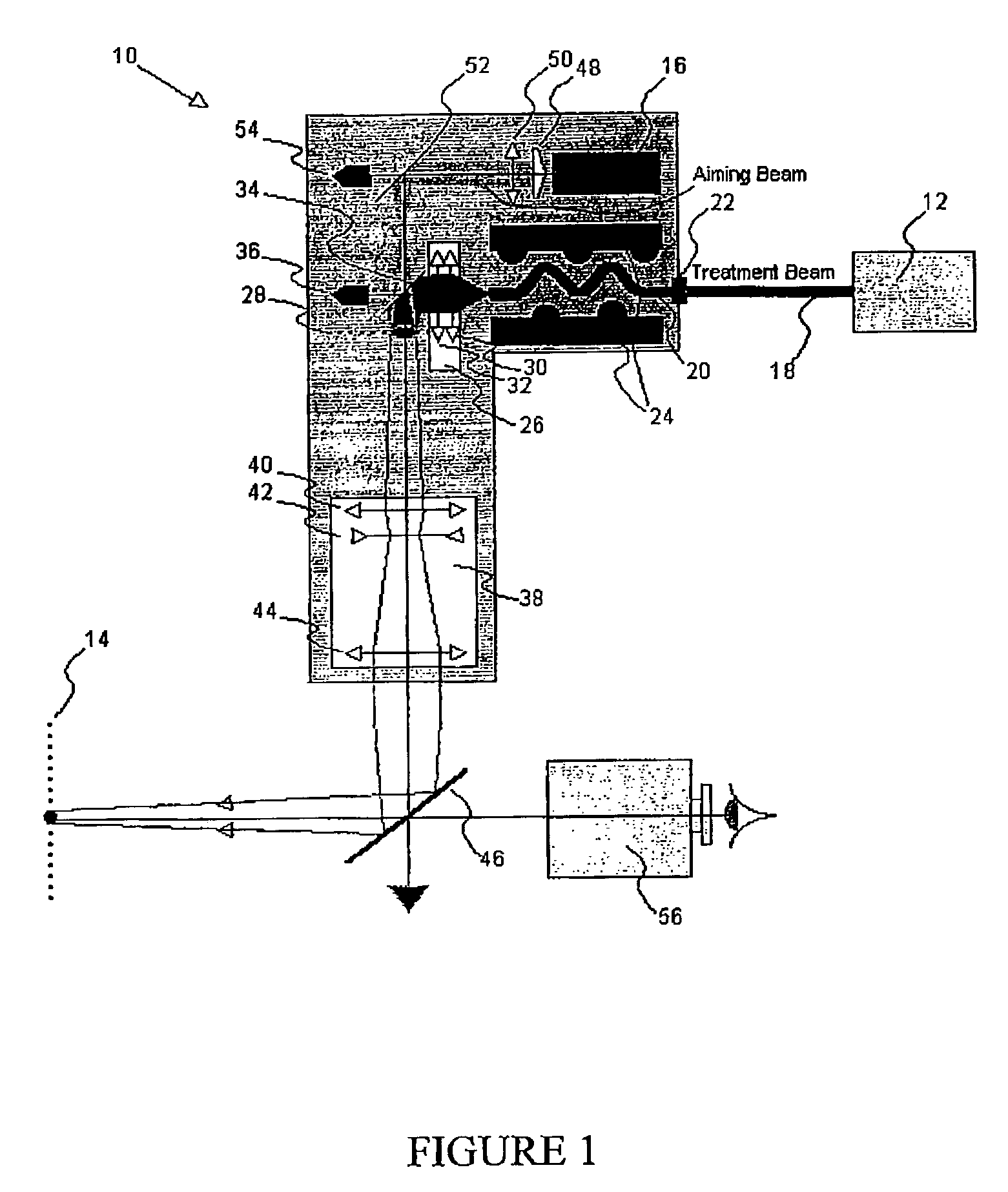 Variable spot size illuminator having a zoom lens