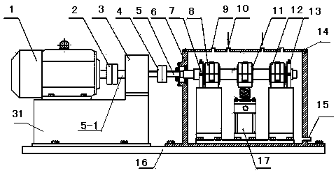 Comprehensive test stand for water-lubricated bearings for pumps