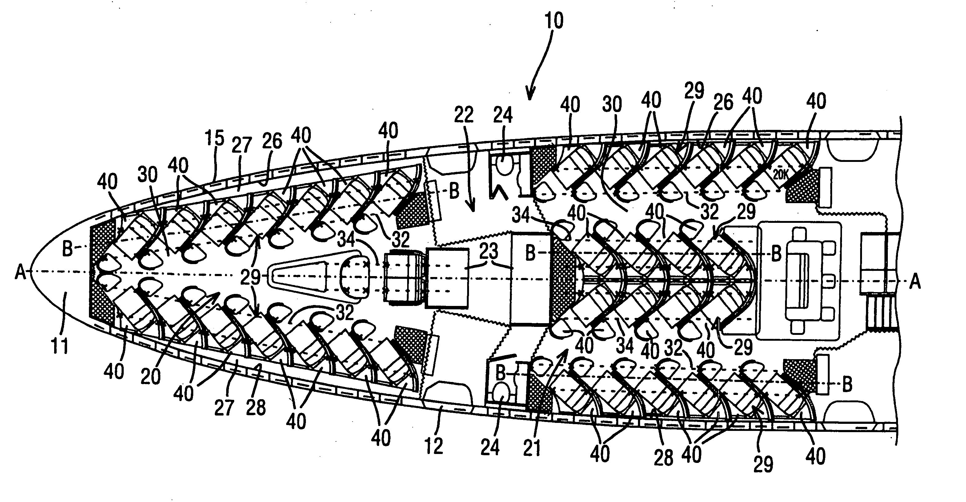 Seating system and a passenger accommodation unit for a vehicle