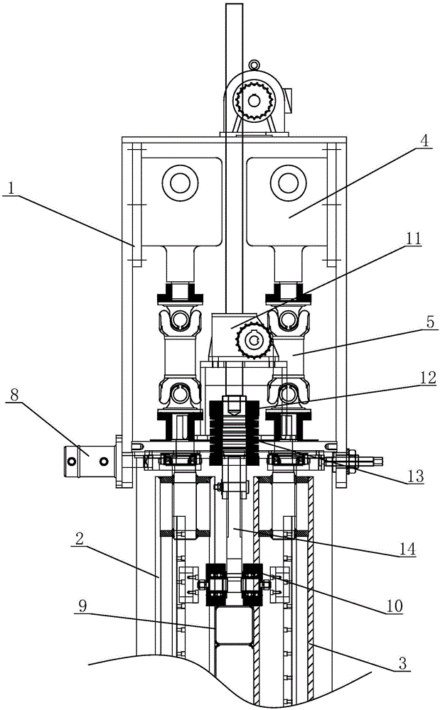 Integrated profile steel storage device