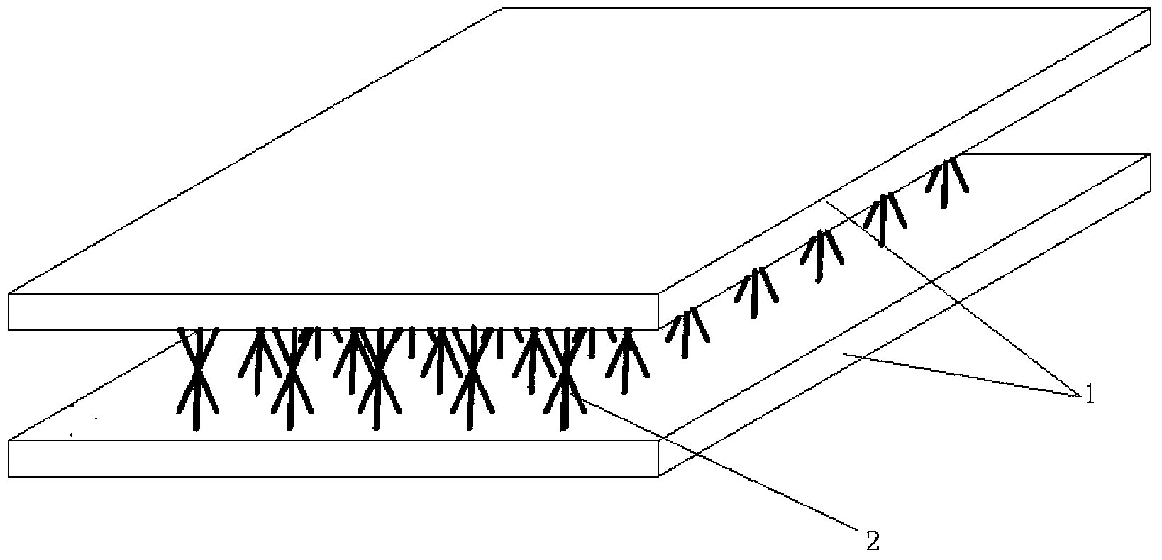 3D printing method of composite parts based on three-cylinder former