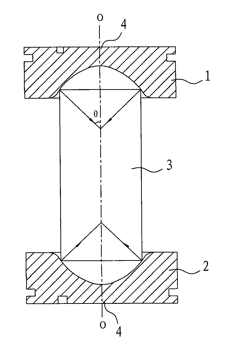 Free-forging shortening method and anvil at ultralimit aspect ratio