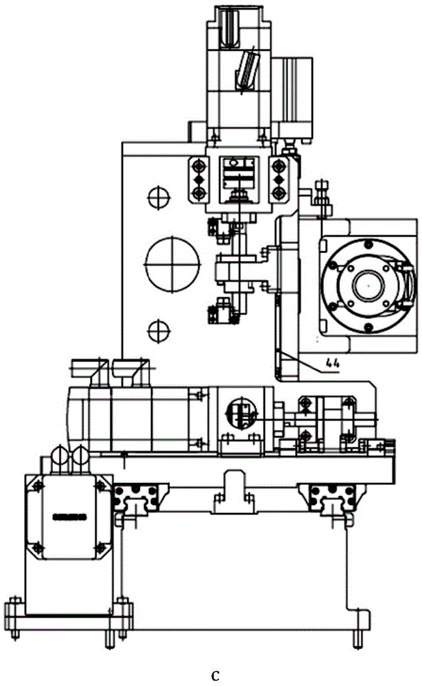 Drive calibration device and calibration method for servo center distance transmission