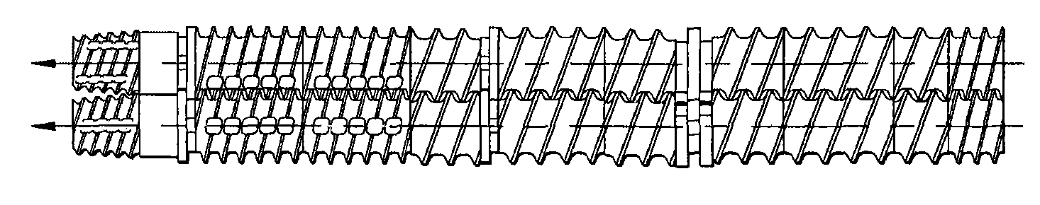 Integrated extrusion molding equipment