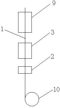 Oil fume blowing and collecting device for fiber drawing tower