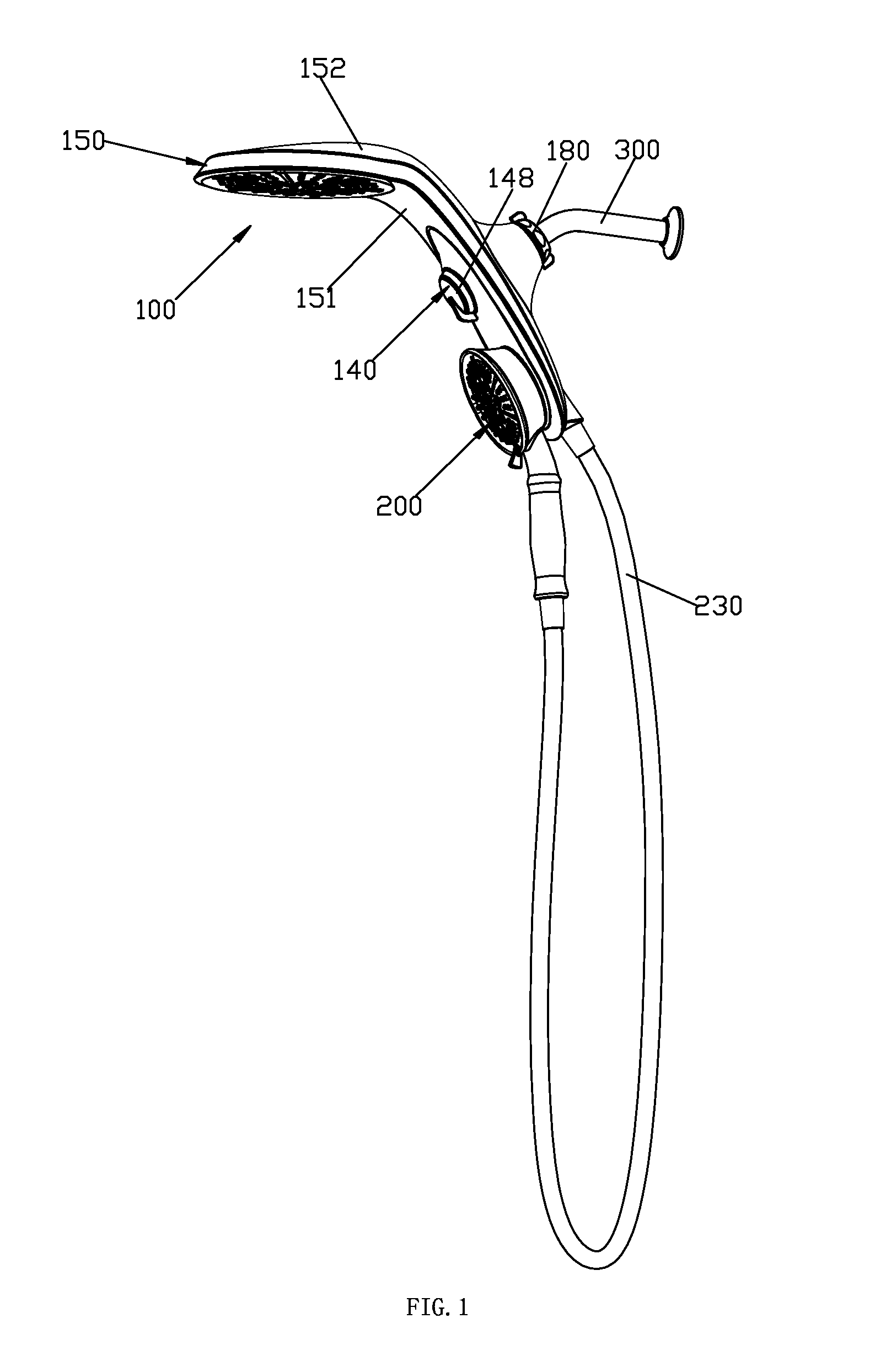 Shower system combining a top sprayer and a hand shower