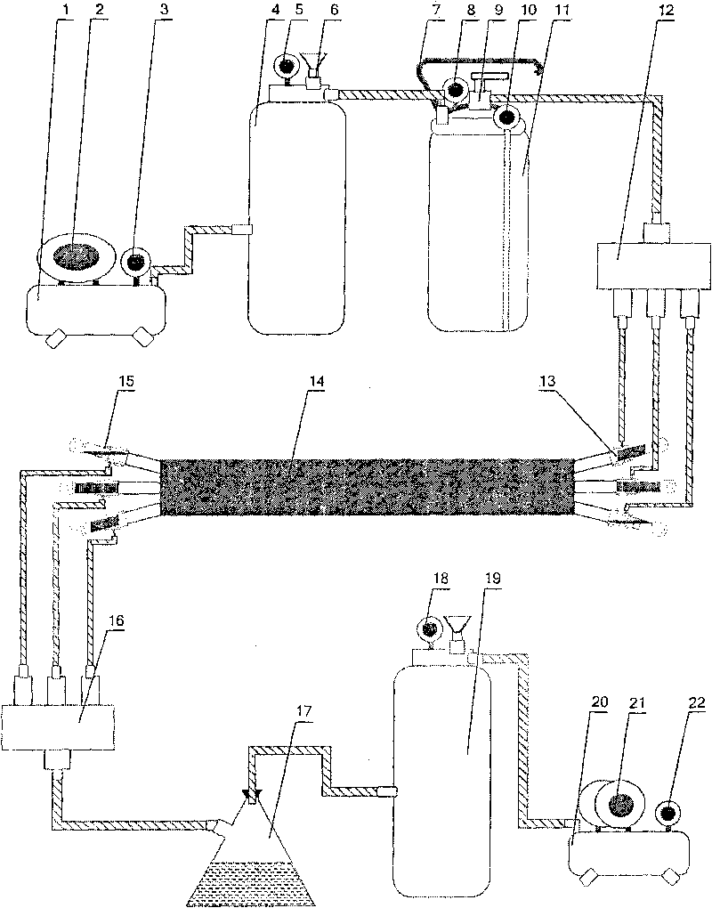 Electrified repair device for cross-inked polyethylene power cable and electrified repair method thereof