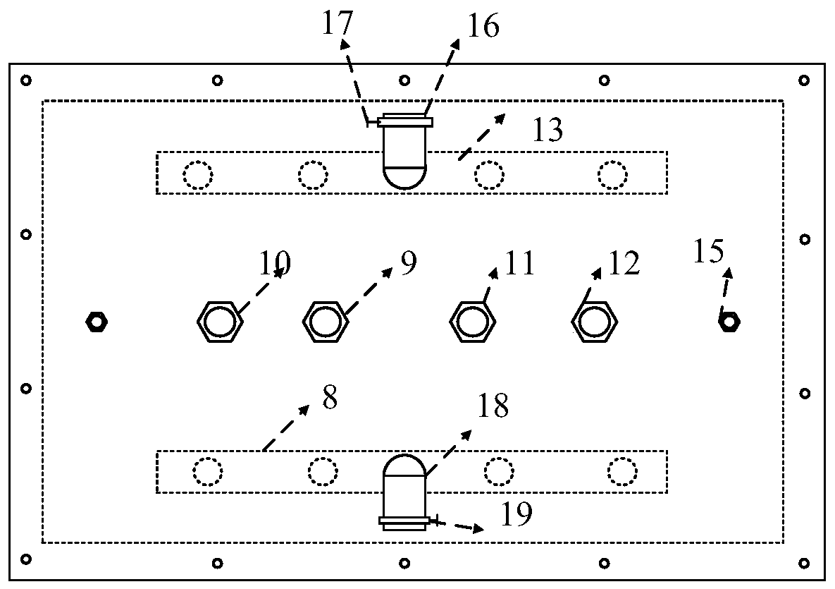 Electrode heating and heat supply device using ceramic box body