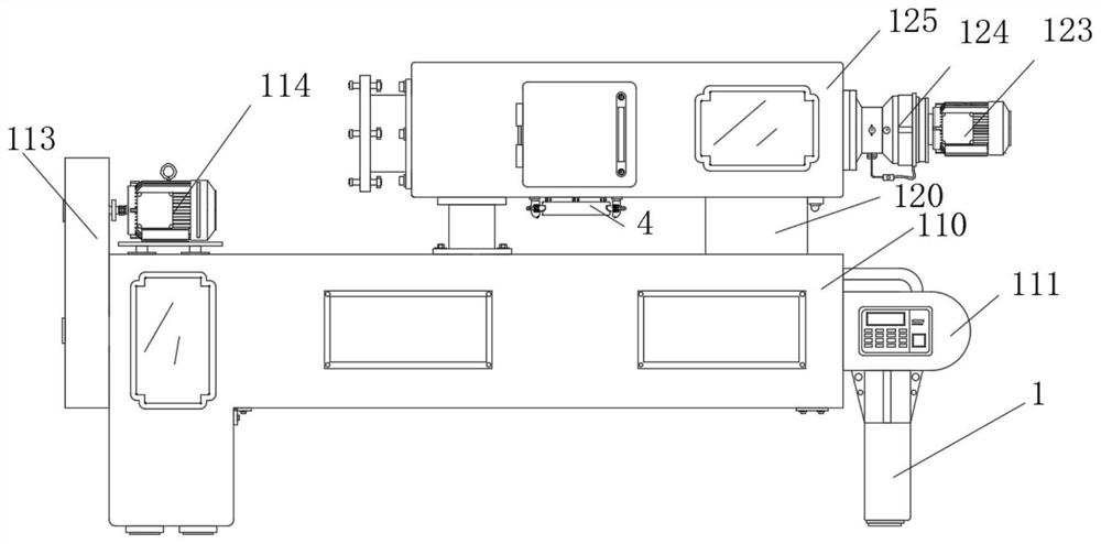 A green and environment-friendly sludge processor with dry-wet separation mechanism