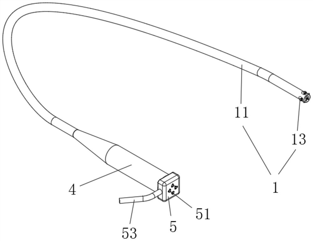 Electric endoscope with stable observation function