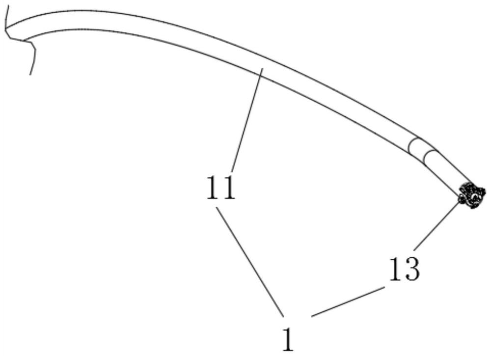 Electric endoscope with stable observation function