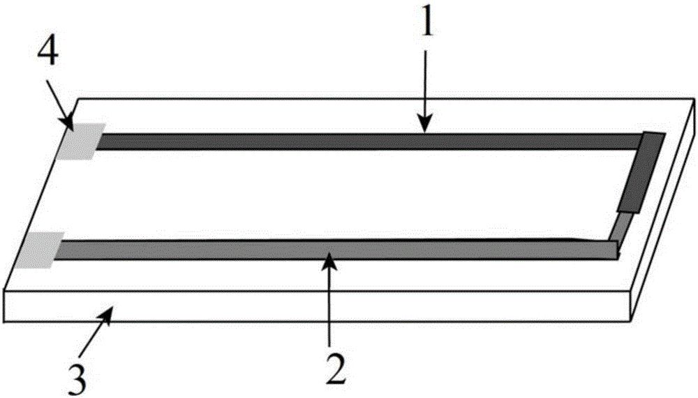 Lanthanum chromite-doped film type thermocouple and preparation method thereof