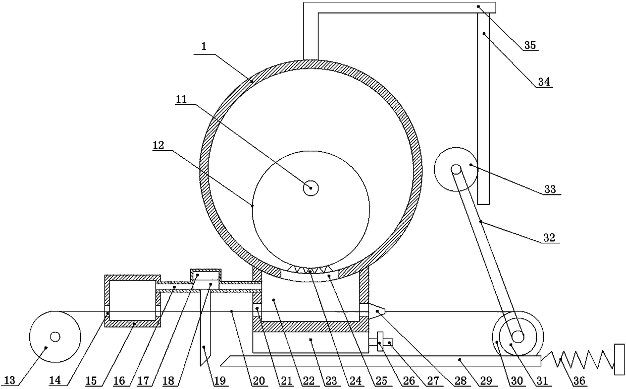 Textile yarn waxing device