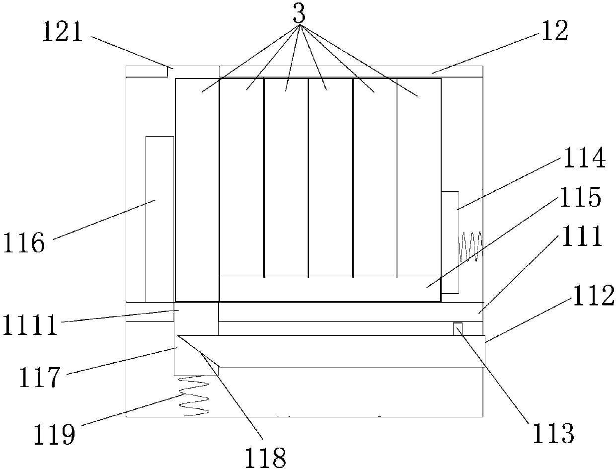 Ejection type storage box