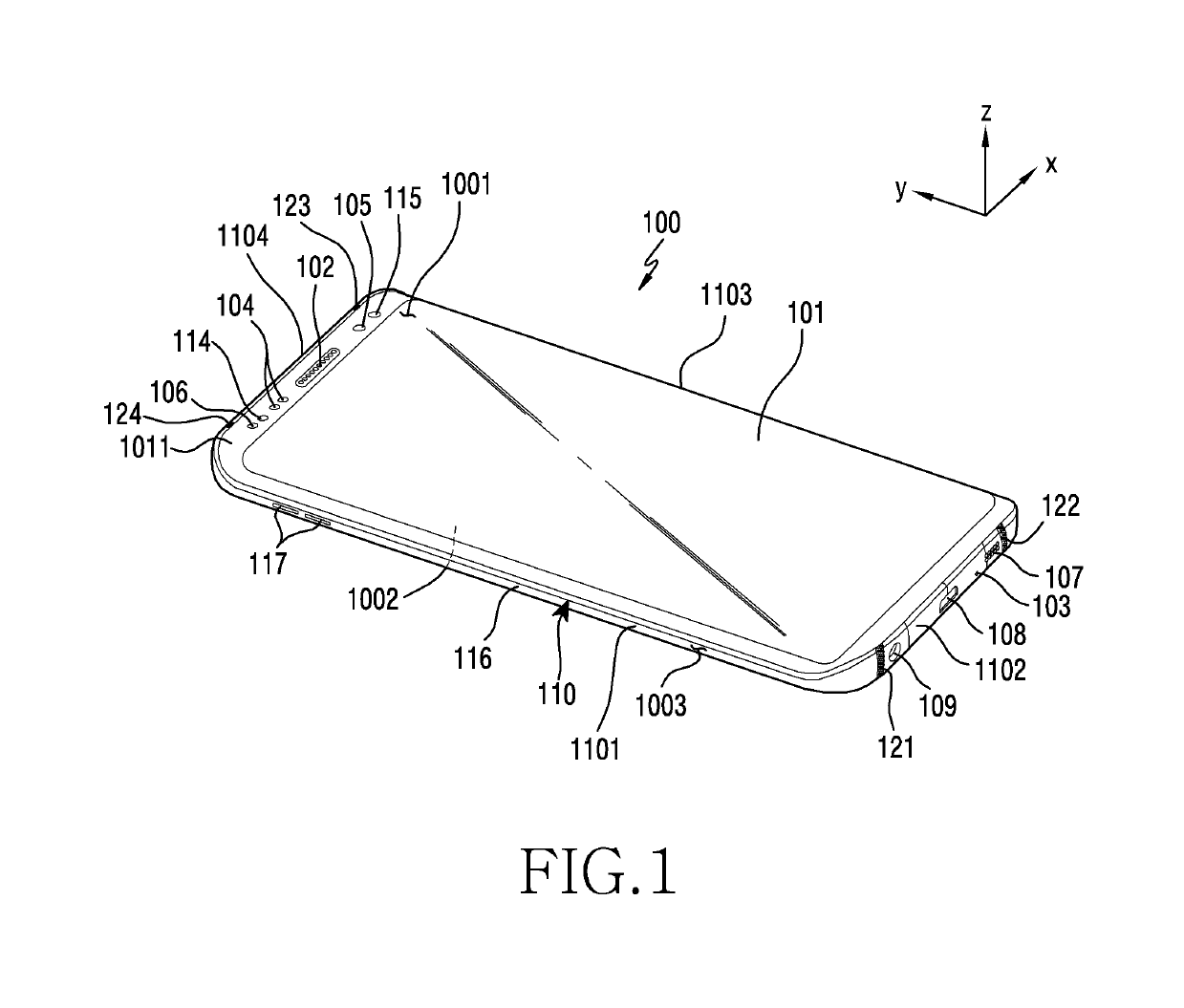 Electronic device including filler for filling a space between biological sensor disposed under a display and the display