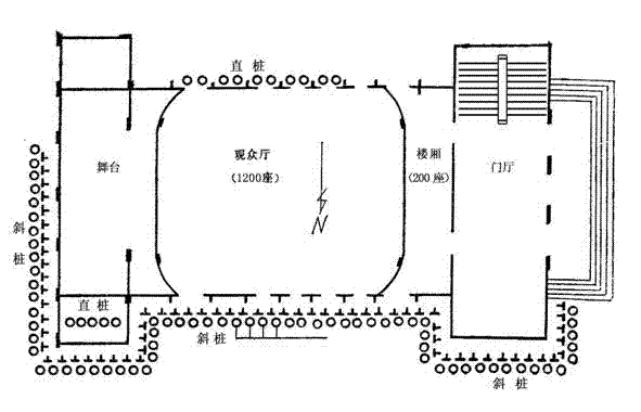 Given force variable stiffness discrete material pile ramming and expanding machine and application thereof