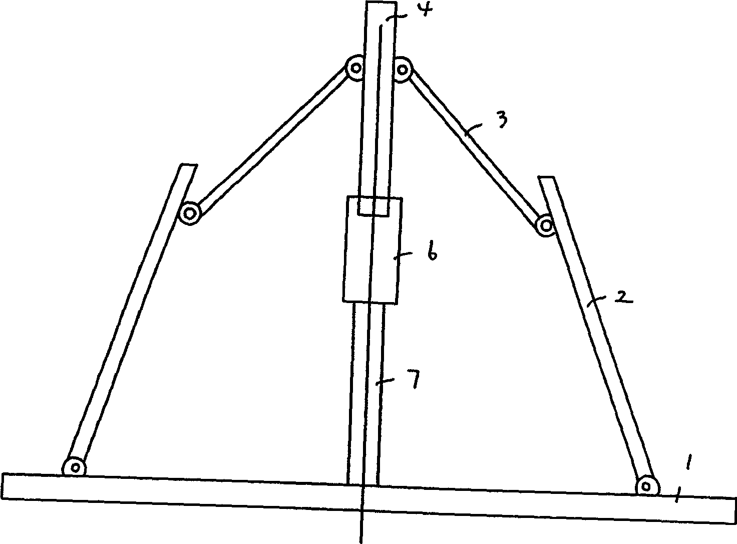 Core removal type rope releasing/retracting mechanism for bridge and structure
