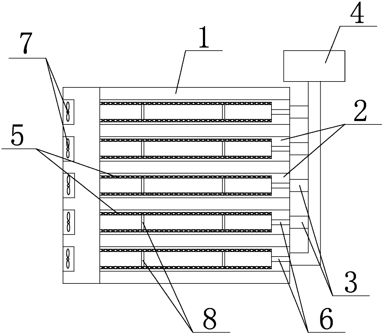 Medicine infiltrating machine for improving softening uniformity of medicinal materials