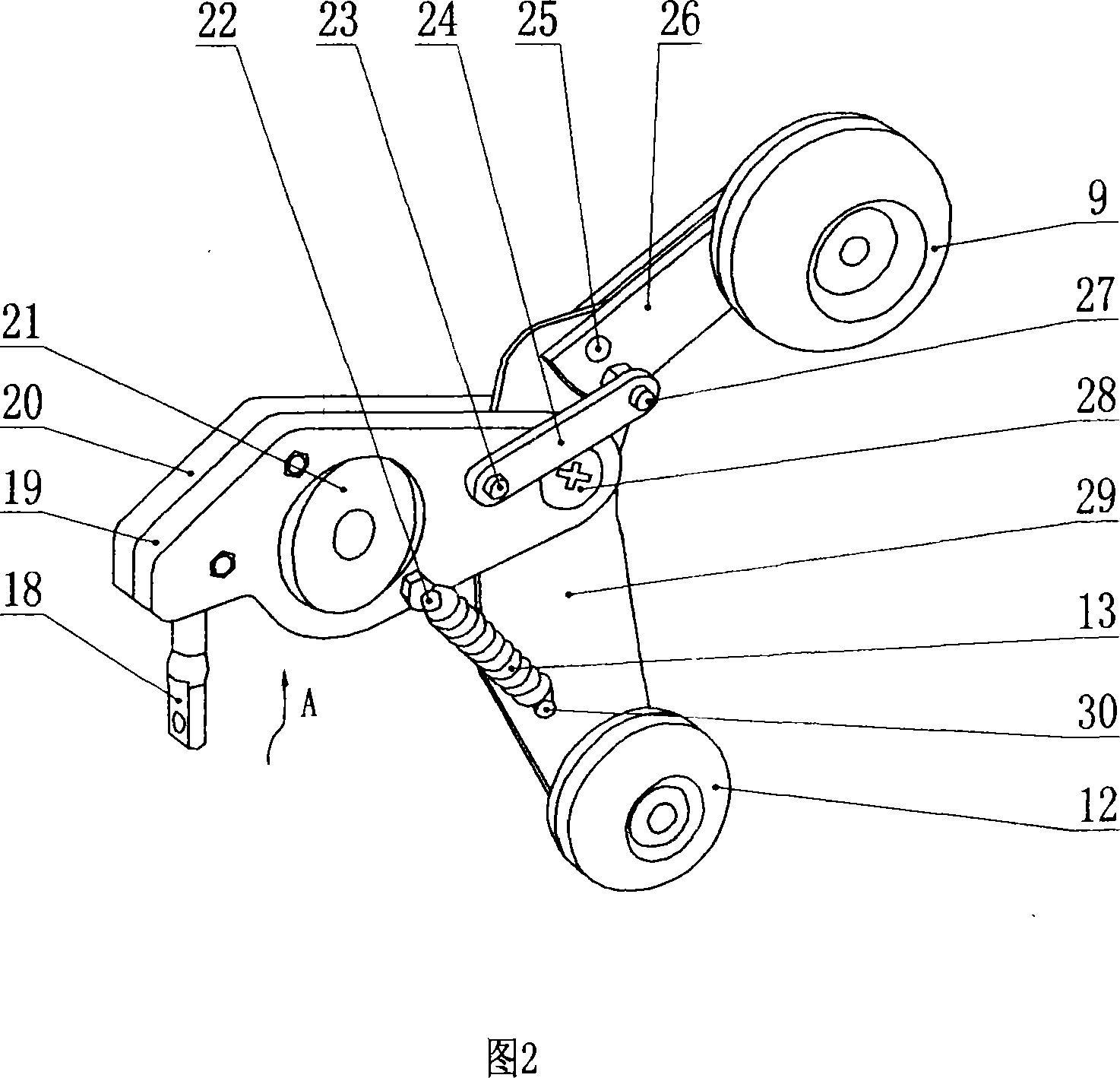 Massage chair shoulder back kneading mechanism