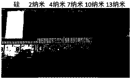 Ultrathin solar black silicon wave absorber and preparation method thereof