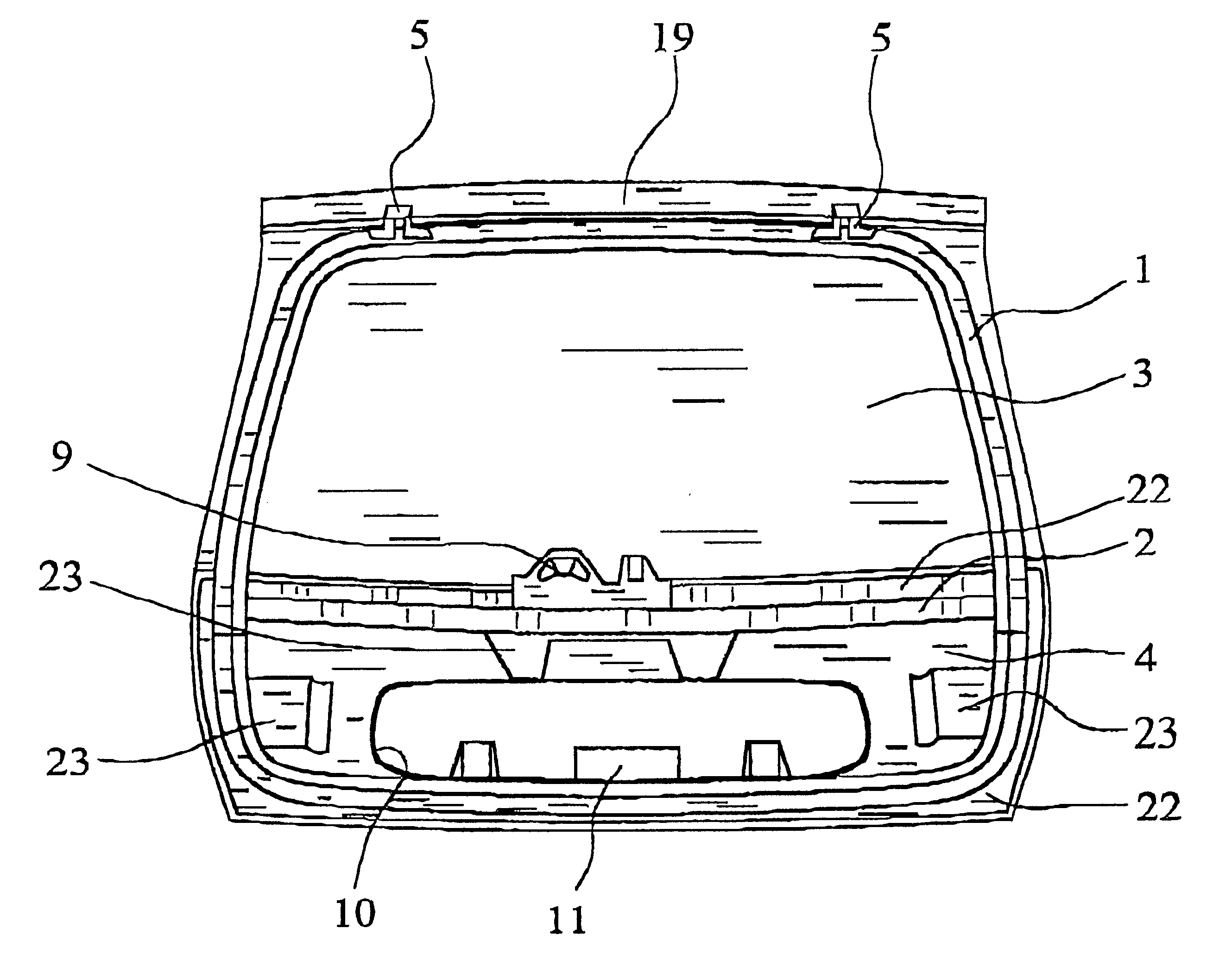 Hatchback for an automobile