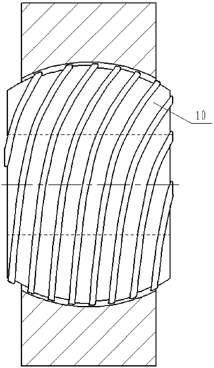 Spherical groove joint bearing