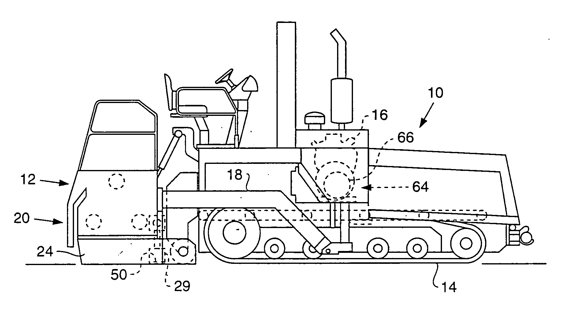 Screed heating arrangement