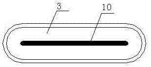 A three-layer co-extruded ethylene-propylene high-voltage insulating pipe busbar