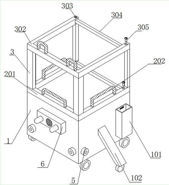 Folding type walking auxiliary supporting device with load-bearing design