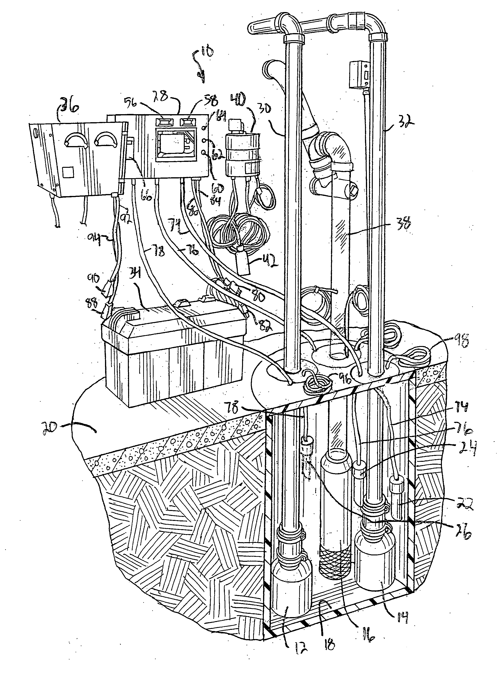 Basement flood control system