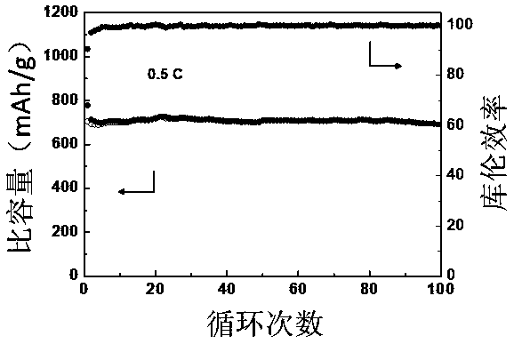 A kind of vulcanized polymer composite material and its preparation method and application