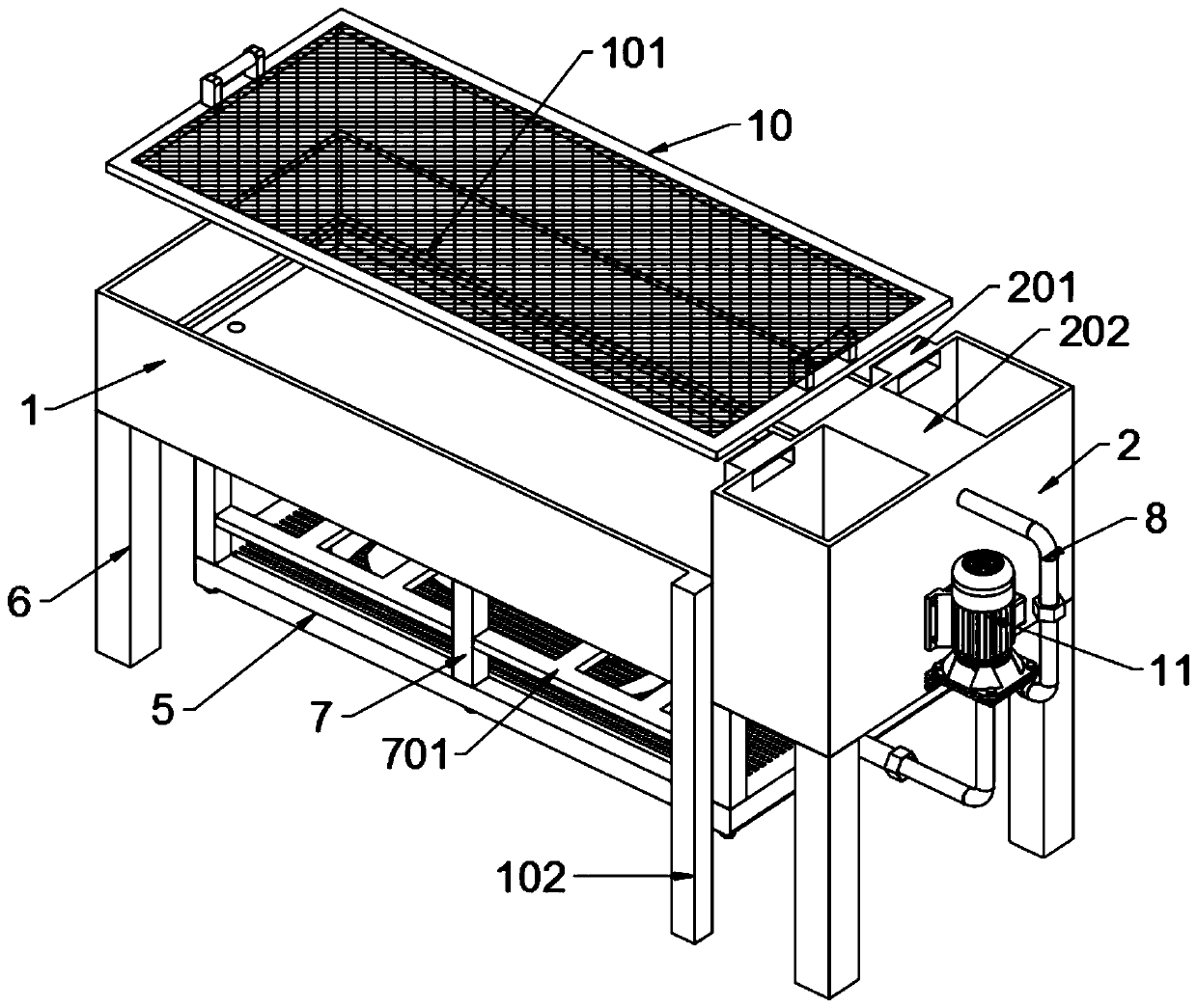 Wax mold manufacturing cold water device