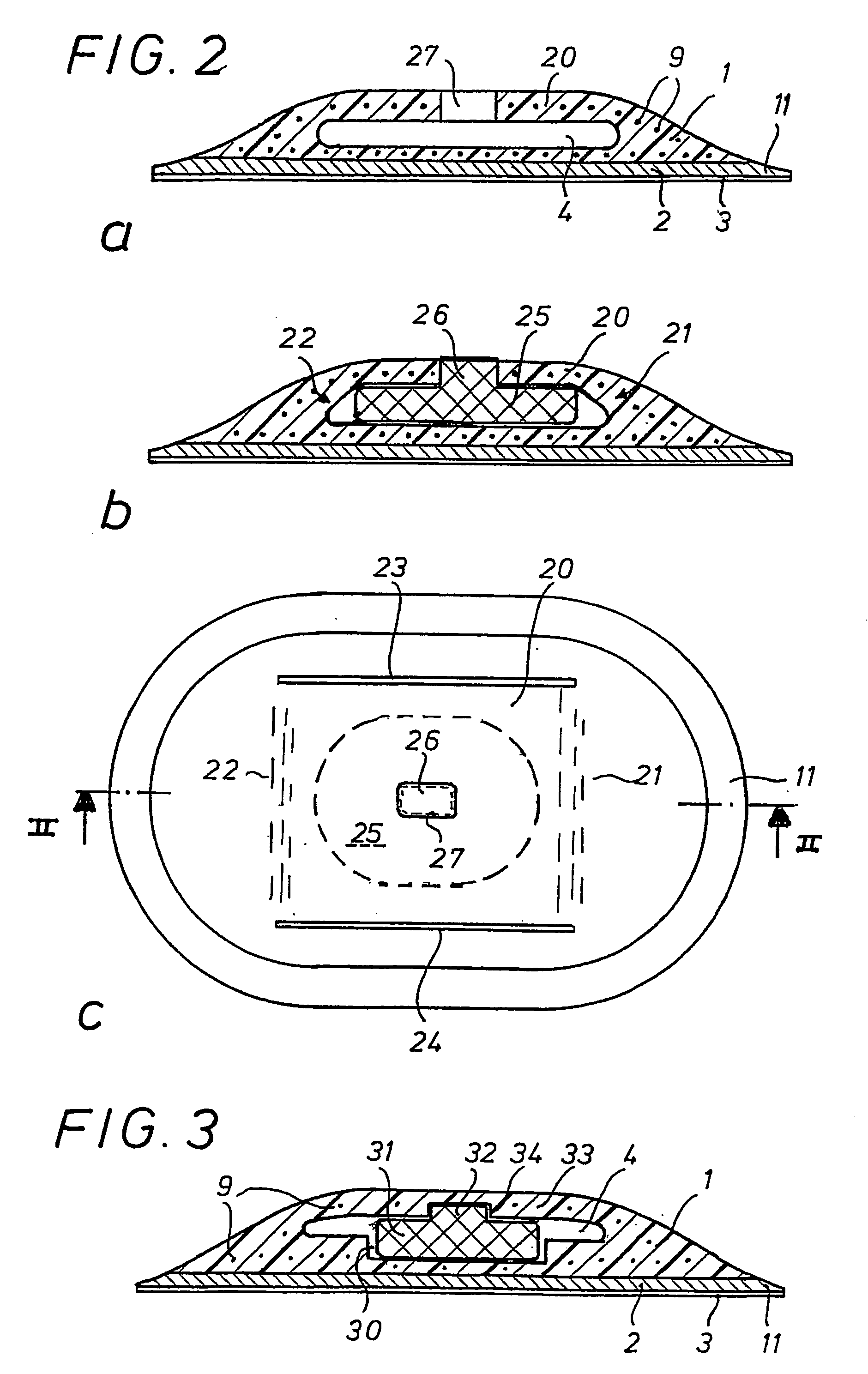 Mount for attaching an electronic component to a rubber article