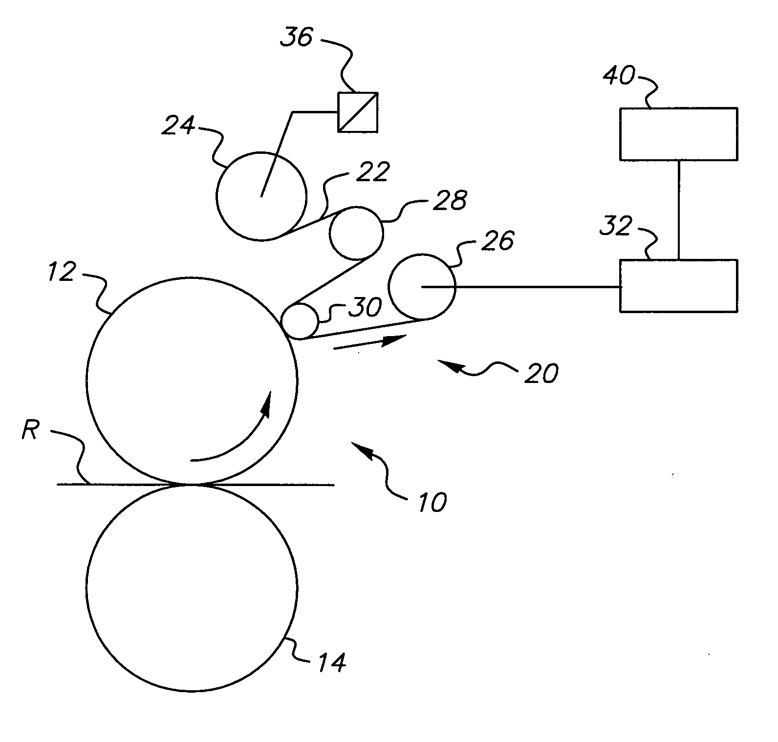 Web oiler speed control