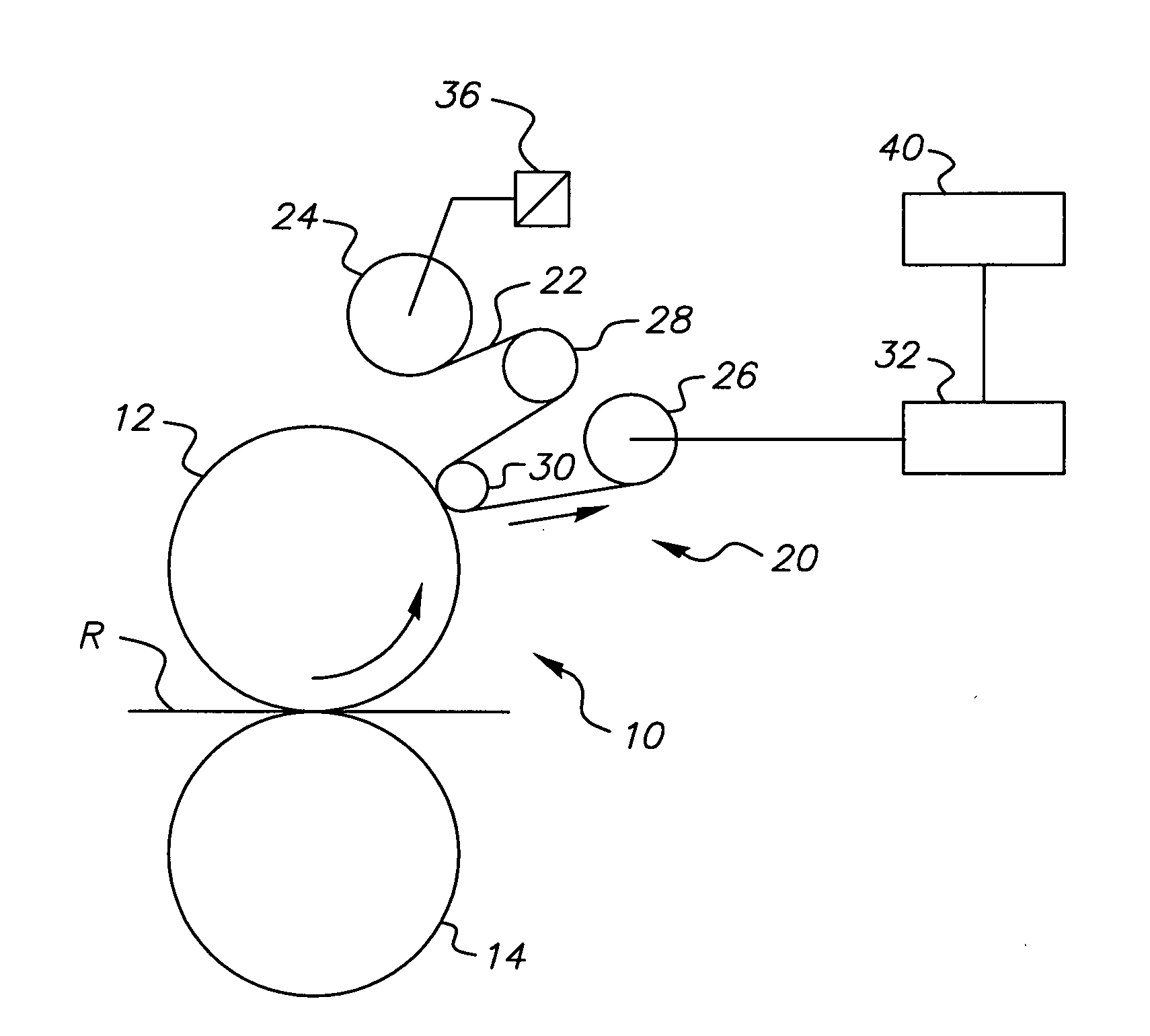 Web oiler speed control