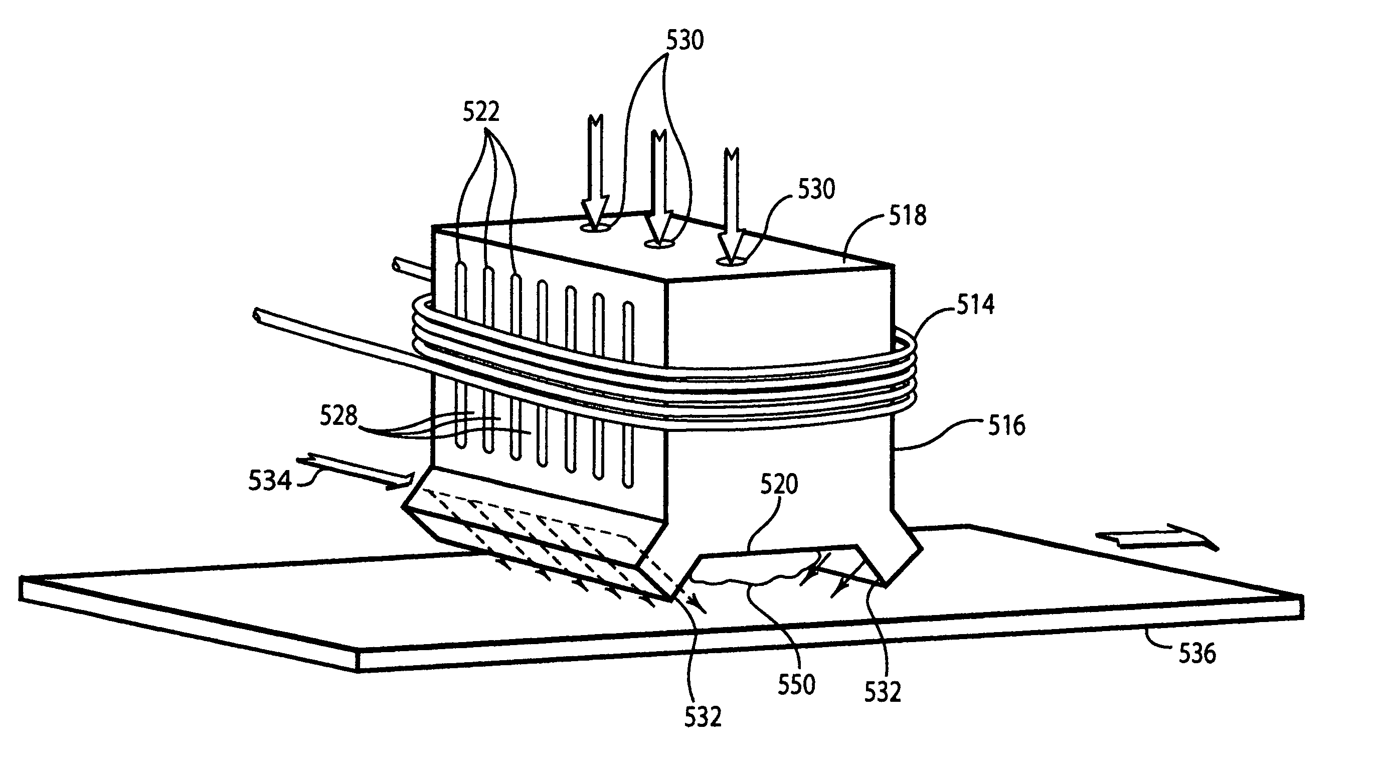 Inductively coupled plasma source using induced eddy currents