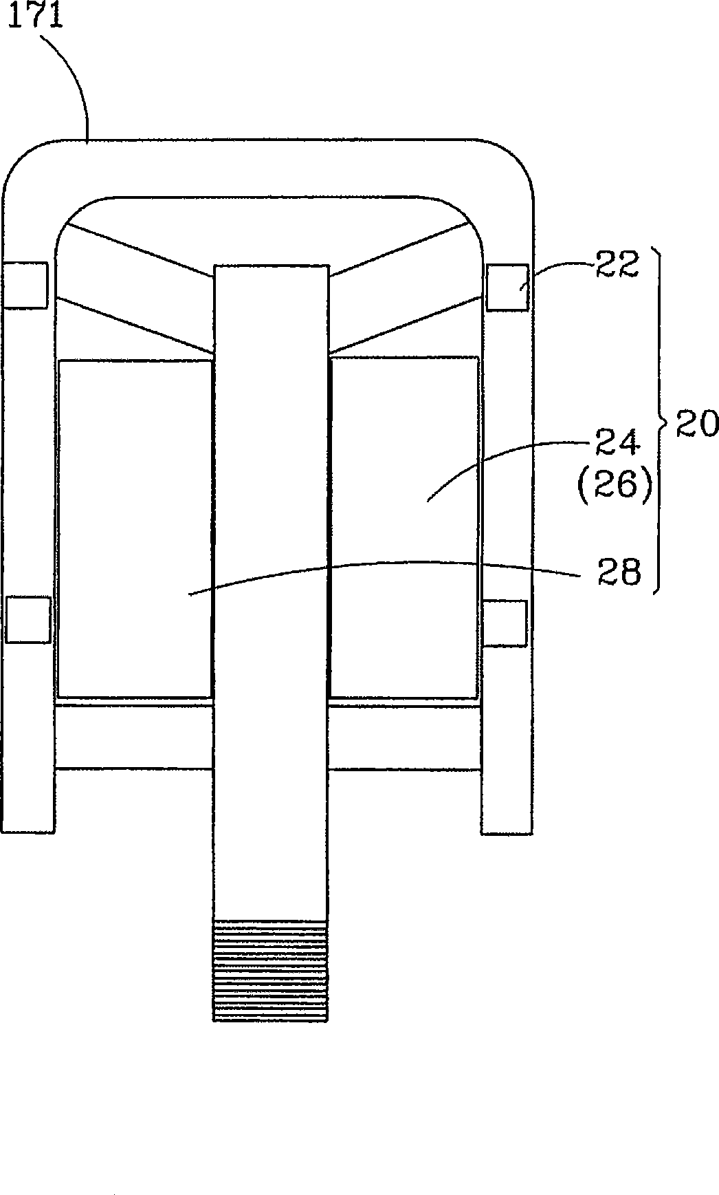 Pedal force sensing system of electric booster bicycle