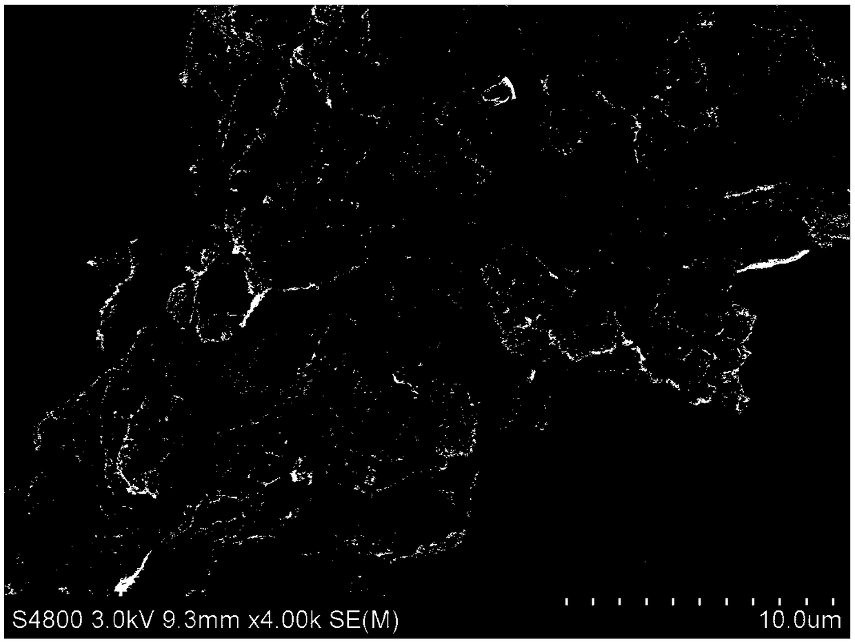 Preparation method of PEDOT@beta-FeOOH/rGO array type lithium ion battery negative electrode material