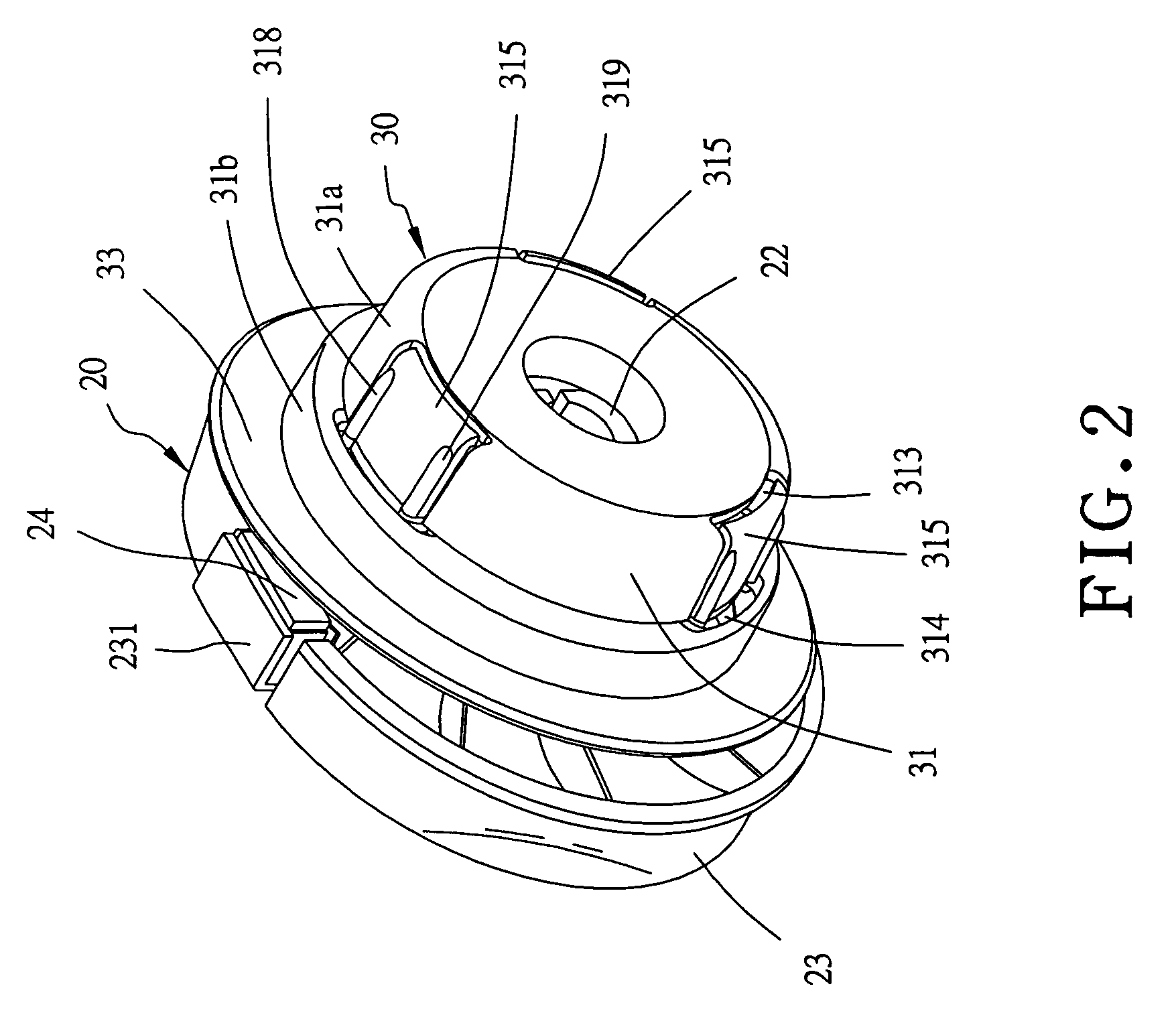 Membrane packing dispenser