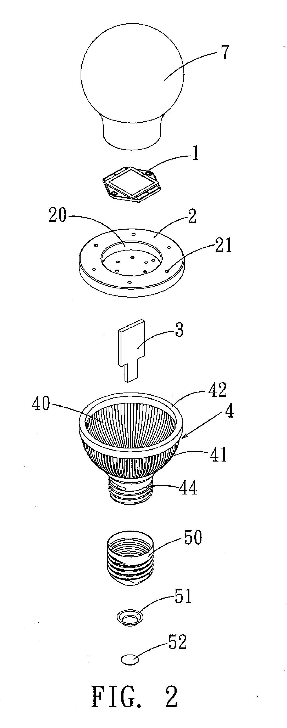 LED Lamp Having Higher Efficiency