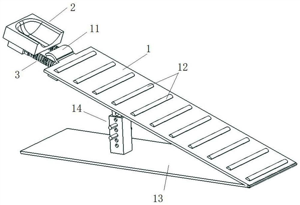 Rehabilitation corrector for abnormal curvature of cervical vertebra in lying position