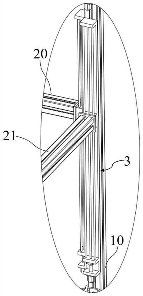 Goods shelf with high space utilization rate, goods shelf group and warehousing method