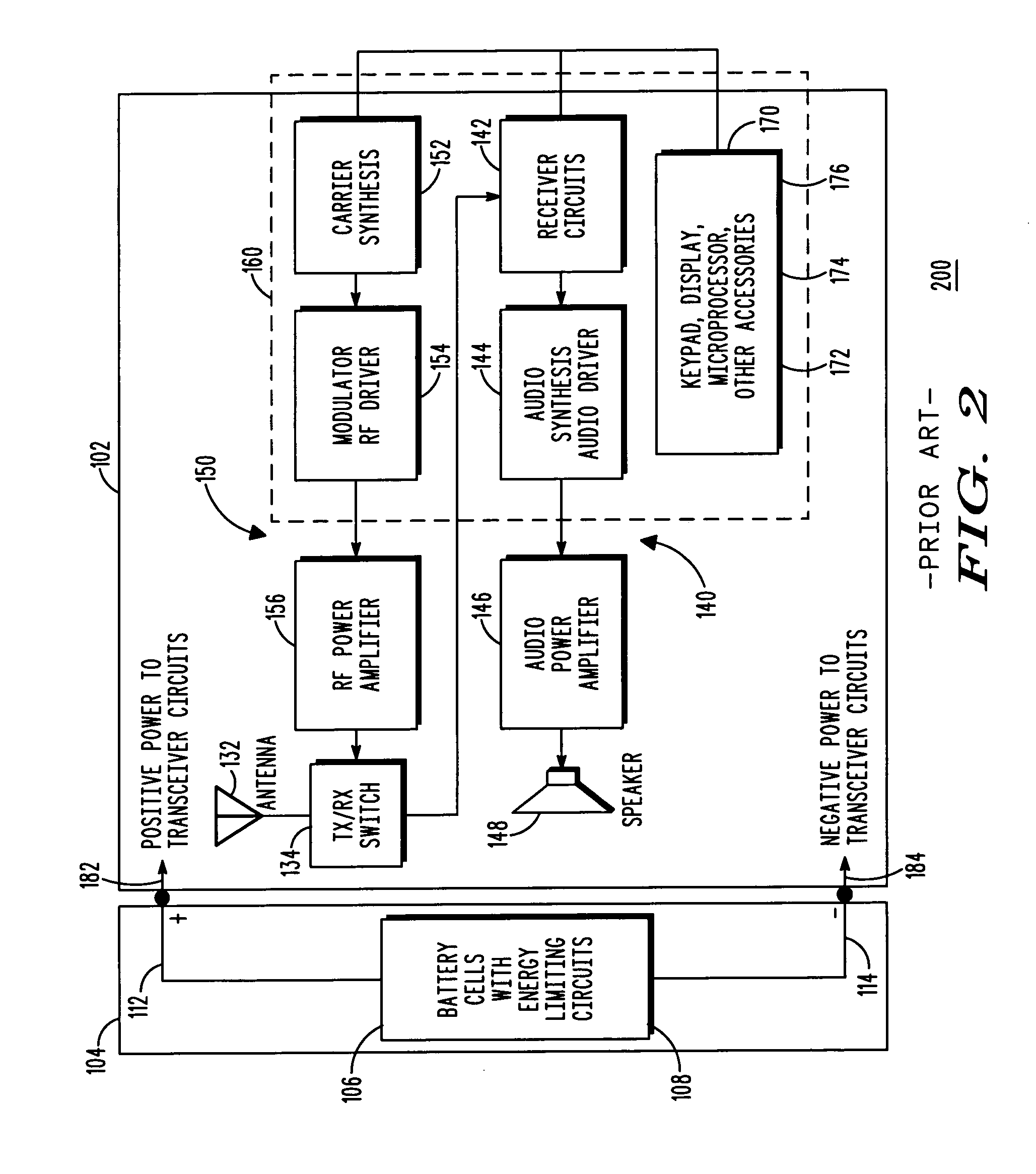 Portable radio and battery pack configuration