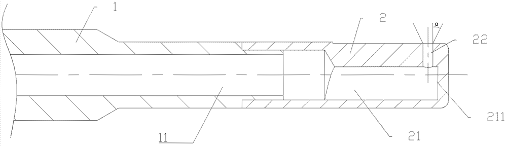 Novel nozzle for high-pressure washer, and high-pressure spray gun