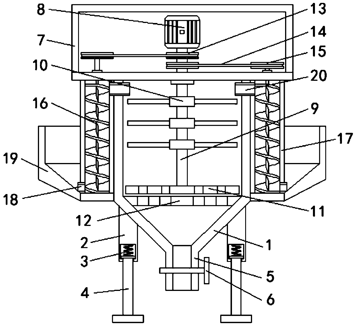 Automatic feeding equipment for livestock cultivation