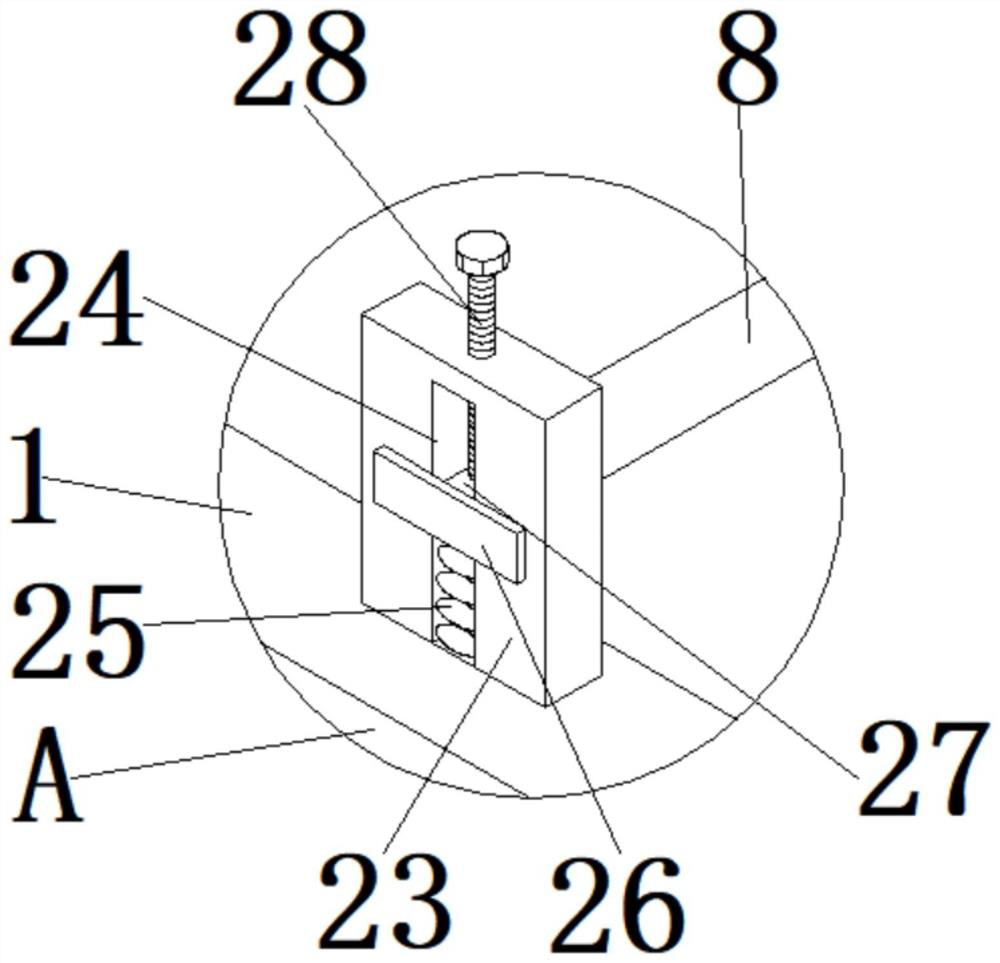 Copper strip pressing device